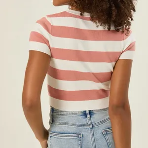 NEW Altar’d State Striped Crop Top Size XXL NWT thumbnail 2