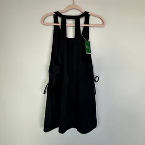 Halara NEW Breezeful Drawstring Quick Dry Mini Hiking Active Dress in Black Size Medium thumbnail 8