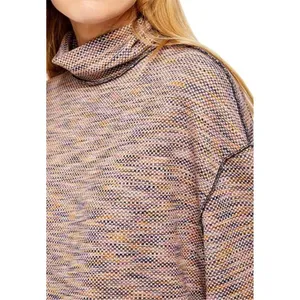 Free People Women's Multicolor Turtleneck Pullover Sweater Size S thumbnail 4