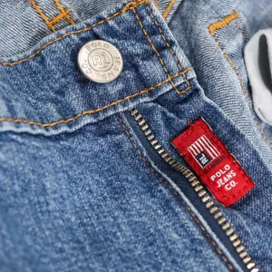 Vintage Polo Jeans‎ Co Ralph Lauren Saturday Jean Womens 8x29 Blue Straight Leg thumbnail 11