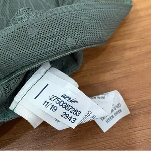 AERIE Pop Lace Olive Sage Green Padded Bralette Size M thumbnail 12
