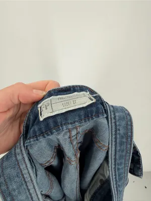 Free People Milo Denim Ankle Medium Wash Multi Pocket Western Cottage Overalls thumbnail 6