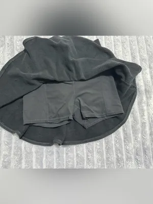 JoyLab Black Circle Skirt with Wide Waistband thumbnail 2