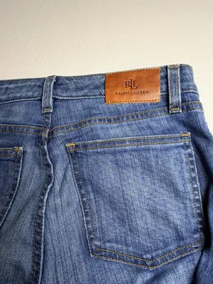 Lauren Ralph Lauren Womens Jeans Size 2 Blue Straight Leg 2x32 Stretch Denim thumbnail 8