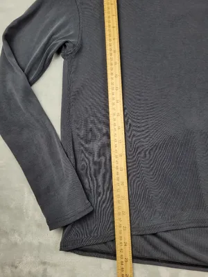 Lululemon Drapey Softstreme Off-The-Shoulder Long-Sleeve Shirt Black Size M thumbnail 5