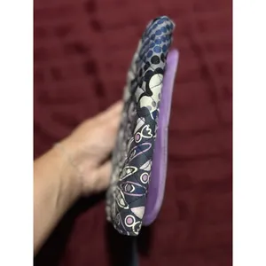 Vera Bradley Quilted Floral Medallion Wallet Clutch Snap Zip Coin Purple‎ Cotton thumbnail 4
