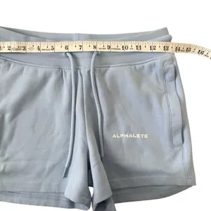 NWT Alphalete Essential Core Shorts Sz XS Ice Blue Gym Athletic Wear‎ Athleisure thumbnail 5