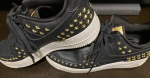 Nike star studded bike air force 1 thumbnail 3
