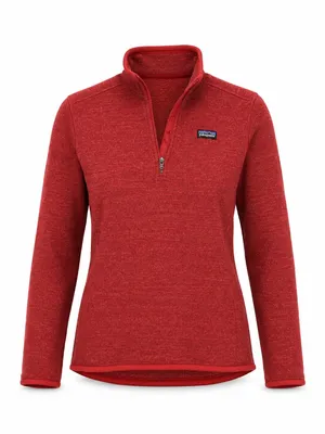 Patagonia Better Sweater 1/4 Zip Red Women’s L thumbnail 2