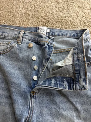 Princess Polly Asymmetrical Jeans thumbnail 6
