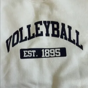 Champion White Crewneck Volleyball Sweater thumbnail 3