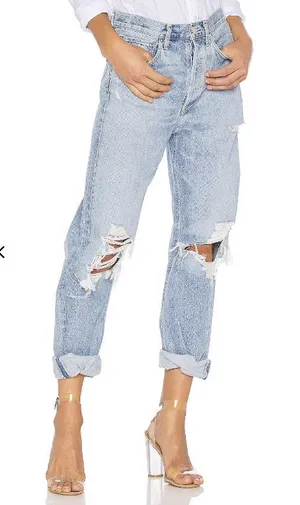 AGOLDE 90's Mid Rise Loose Fit Jeans in Fall Out Size 26 thumbnail 1