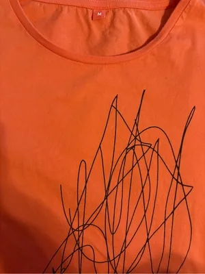 Source Unknown Orange Short-Sleeve Graphic Crop Tee thumbnail 2