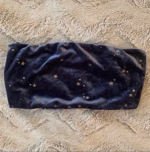 Princess Polly Velvet Stars Bandeau Top thumbnail 5