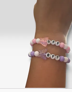 BFF Beaded Bracelet Set Of 2 thumbnail 2