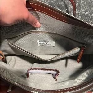 Elegant Brown and Tan Men's Bag thumbnail 3
