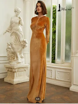 Miss Ord Velvet Gown thumbnail 2