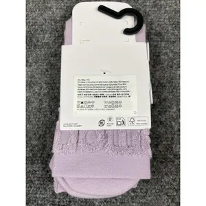 Lululemon Fold-Over Terry Socks XL Lavender Purple Quarter Length NWT thumbnail 4