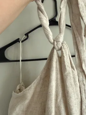 Linen Abercrombie & Fitch halter dress thumbnail 5