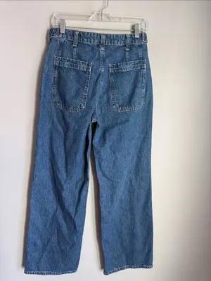 Free People We The Free Palmer Tunnel Vision Baggy Relaxed Cuffed Jeans thumbnail 3