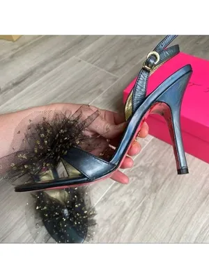 Betsey Johnson Charline Tulle Heels Gold thumbnail 9
