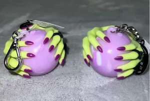 NEW! Lot of 2 Bath & Body Works Halloween 2023 LED Crystal Ball Pocket Bac thumbnail 1