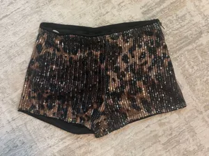 Cheetah Micro Mini Shorts Multiple Size XS thumbnail 1