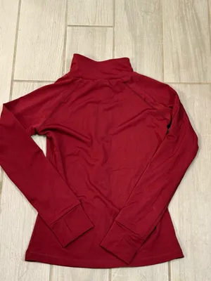 Doublju Burgundy Zip-Up Active Jacket with Slim Fit thumbnail 6
