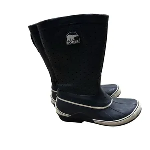 Sorel Boots Womens Size 11 Sorellington Black Tall Rain Waterproof MidCalf Boots thumbnail 3
