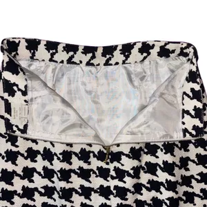 Kate Spade Black & White Houndstooth Skirt thumbnail 5