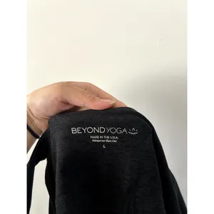 Beyond Yoga Black Spacedye Icon Midi Dress Size L thumbnail 4