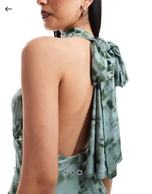 ASOS Halter Maxi thumbnail 3