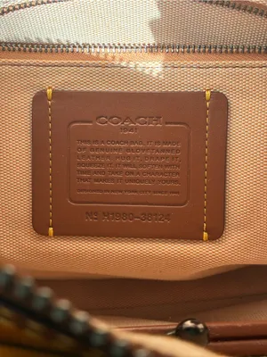 Coach 1941 Rogue 31 Leather Satchel Purse, 38124, Tan / Brown / Gunmetal thumbnail 16