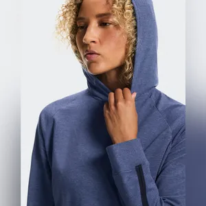 ON CLOUD Stylish Blue Hoodie for Women thumbnail 3
