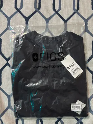 Salta Seamless Long-Sleeve Under scrub Navy Size XXS NWT thumbnail 7