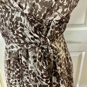 BCBG Maxazria brown halter dress Brown Size 2 thumbnail 3