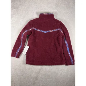 NWT Hooey Sherpa Pullover Women's Fleece Lined Aztec Southwestern‎ Western Small thumbnail 6