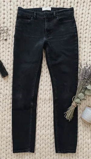 Everlane Womens Skinny Jeans Washed Black Stretch Denim Size‎ 28 Regular thumbnail 1