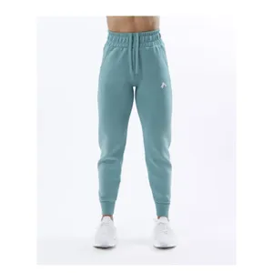 Set 2 Pcs Alphalete Women's ELMTS Short Sleeve Crop & Relaxed Coffed Jogger Teal thumbnail 4