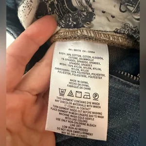 Pilcro And The Letterpress Anthropologie Flare Flounce Floral Hem Jeans thumbnail 4