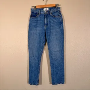 Reformation Blue Julia Crop High Rise Cigarette Jeans Womens 25 Denim Fall thumbnail 10