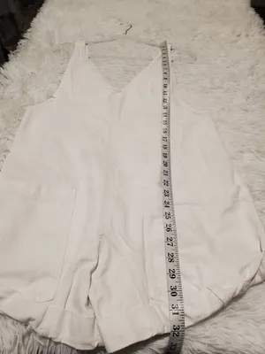 We The Free High Roller High Roller Shortalls in White Small thumbnail 6