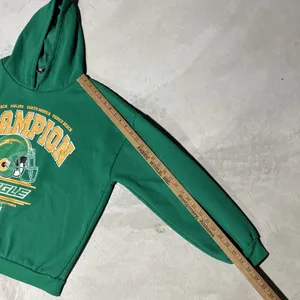 Edikted Hoodie Womens SZ M/L Green Football Fleece Hoodie Eagles Champion thumbnail 7