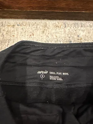 Aerie Women’s Black Jogger Pants thumbnail 2