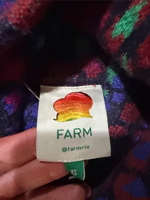 FARM RIO LEOPARD MIX DOUBLE KNIT TURTLENECK SWEATER DRESS size XS EUC thumbnail 7