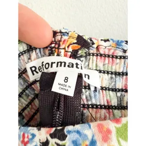 Reformation‎ | Ellora Floral Tie Strap Tank Trix Print | Sz 8 thumbnail 5