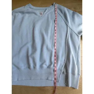Aerie this feels seriously lived in blue oversized sweatshirt loungewear size xs thumbnail 6