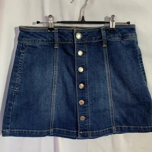 American Eagle denim, button down, mini skirt size 6 thumbnail 1