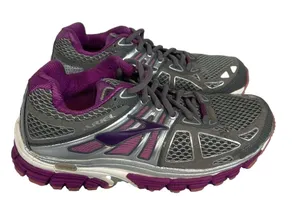 Brooks Ariel 14 Women's Shoe Purple and Silver Size 6 #958 thumbnail 1