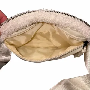 Lululemon Strawberry Ivory Plush Sherpa Fleece 1L Everywhere Belt Bag Fanny Pack Waist Pack Bag thumbnail 6